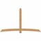 Ekena Millwork Bellingham Timber Gable Bracket, Western Red Cedar, 108"W x 63"H x 3 1/2"D x 5 1/2"F, 14/12 Pitch GBW108X63X0406BEL00SWR - alternate 1